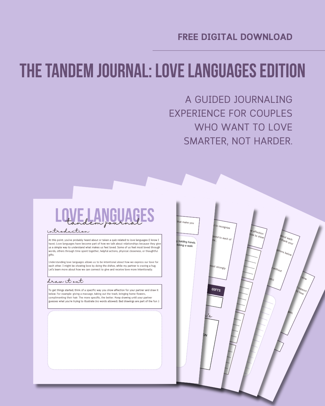 Tandem Journal: Love Languages Edition