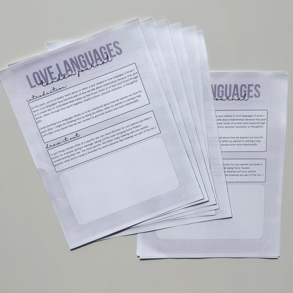 Tandem Journal: Love Languages Edition