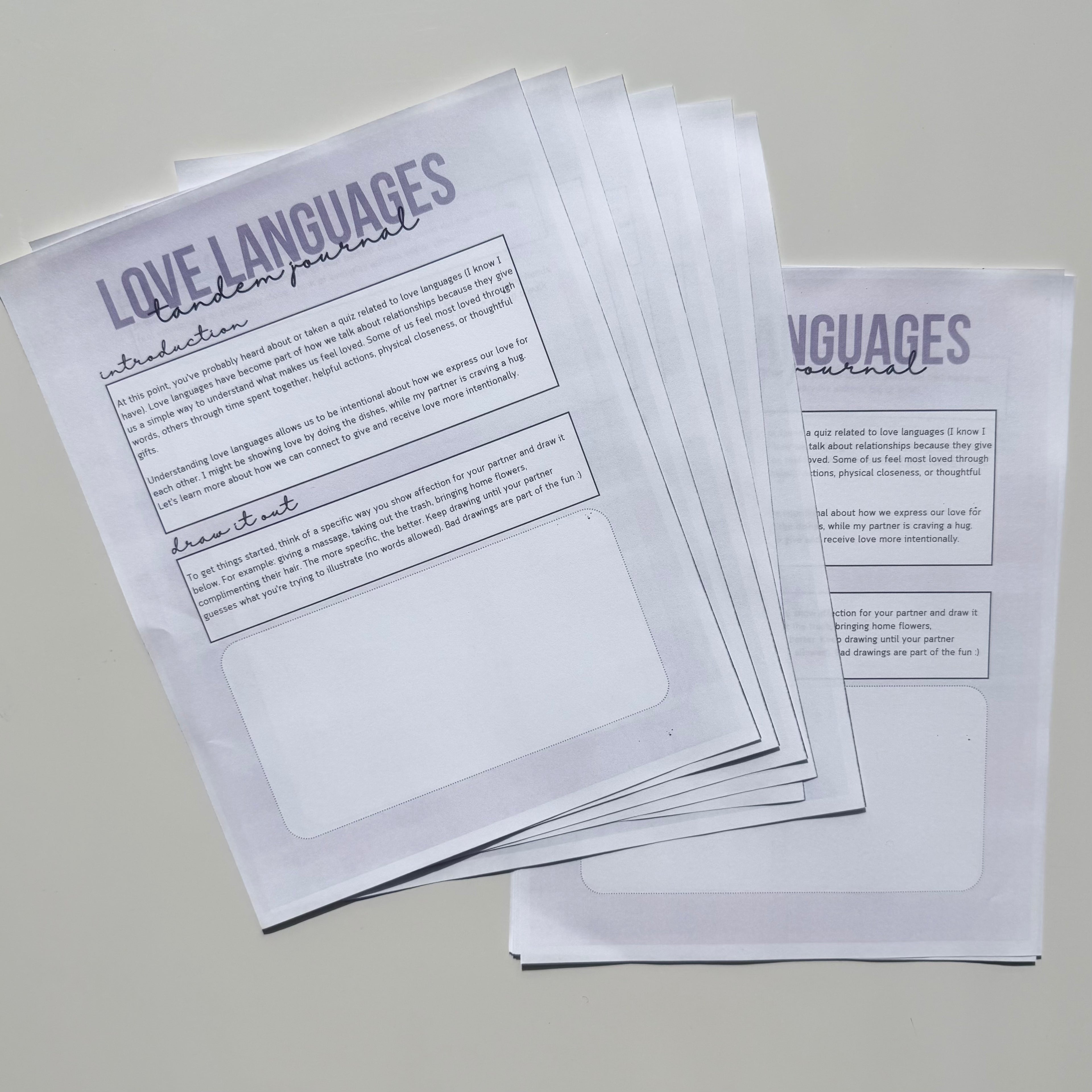 Tandem Journal: Love Languages Edition