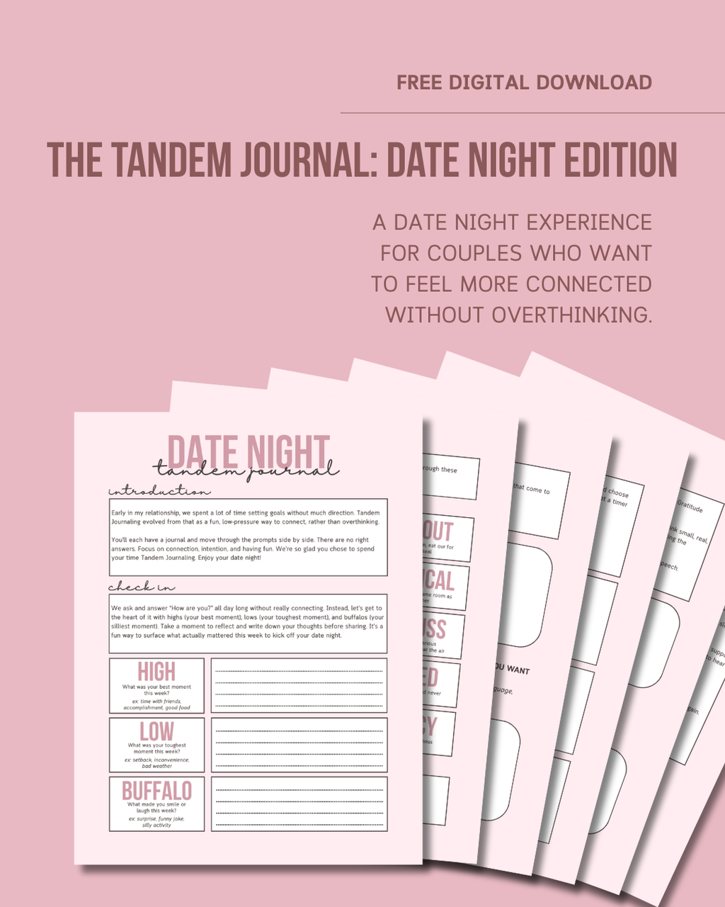 Tandem Journal: Date Night Edition